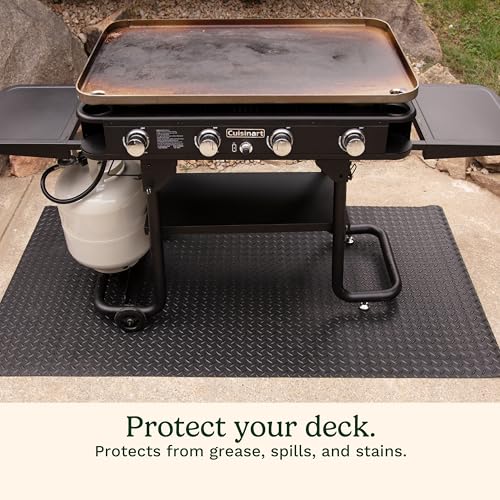 Cuisinart Premium Deck and Grill Mat, 65" x 36", Non-Slip Rubber Mat for BBQ, Griddle and Grill All Season Protection for Patio, Deck and Porch by Cuisinart - Image 5
