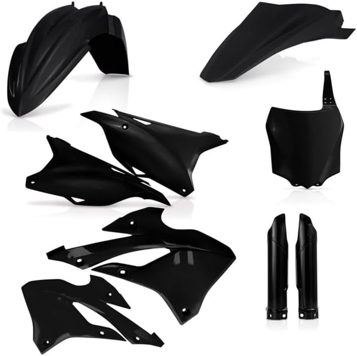 Acerbis Full Plastic Kit – Compatible with Kawasaki KX112 (22-24), KX85 (22-25) – black