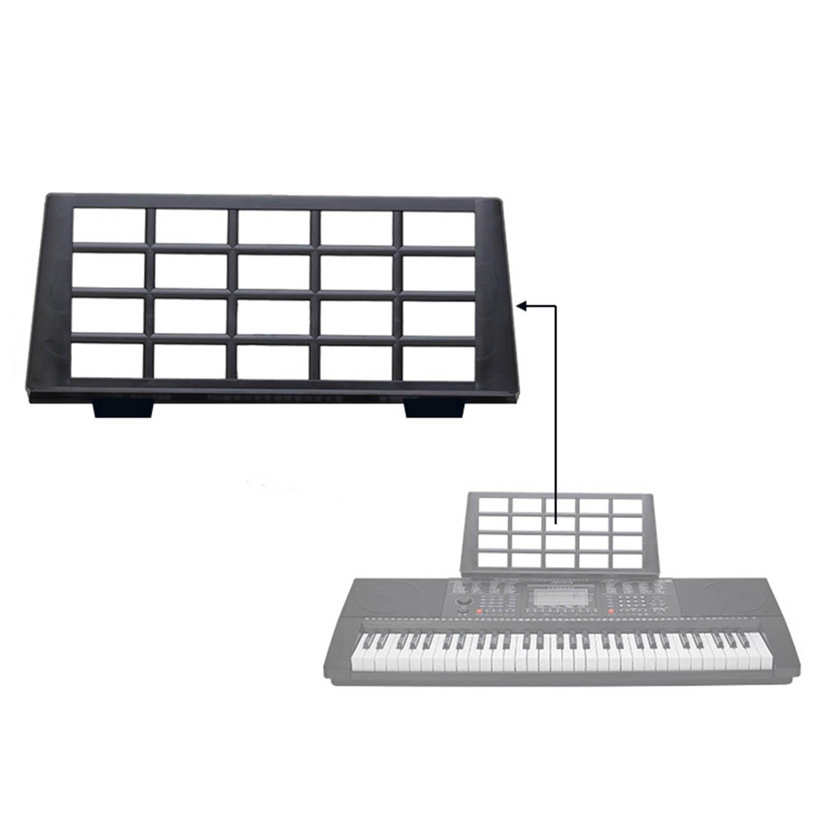 5 set tastiera spartiti leggio facile installare 1x per principianti organo elettronico, stile 1