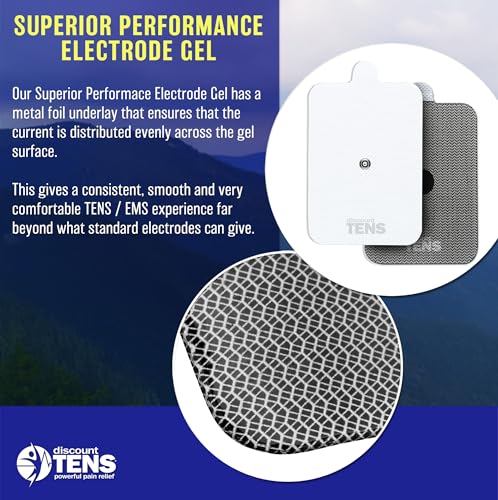 Image of Discount TENS Electrode Pads Compatible with Omron, 2.75 x 4 Inch, 10 Pack