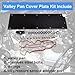 SUSUCAR LS Gen 4 (IV) Valley Pan Cover Plate with Gasket, Black Aluminum Valley Cover for LS LS2 LS3 L99 Gen Ⅳ Engine 551646 Non AFM/DOD