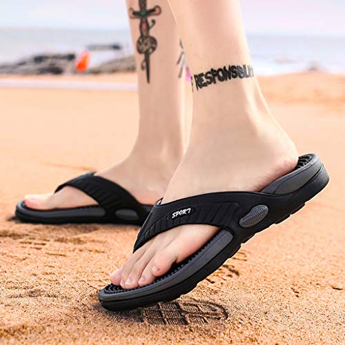 Generic Flops Beach Flat Casual Shoes Shoes Male Slipper Summer Sandals Men Flip Men's slipper House Shoes Mens Size 14, 8.53
