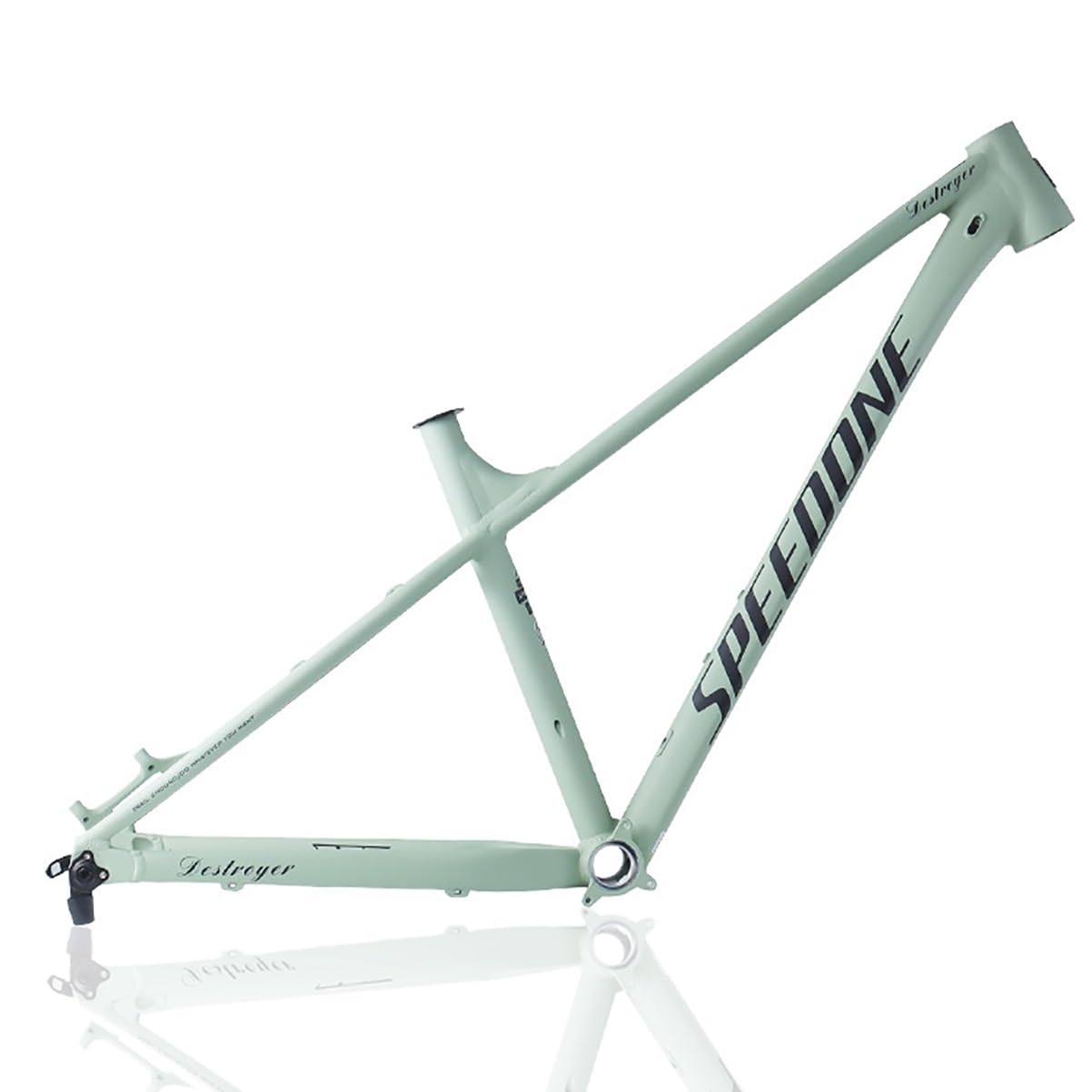 Hardtail Mountain Bikes Frame 27.5/29er Aluminum Alloy XC AM Mountain Bikes Frame Thru Axle 12x148mm Disc Brake Frame Routing Internal BB91 (Color : 27.5er Green, Size : L)
