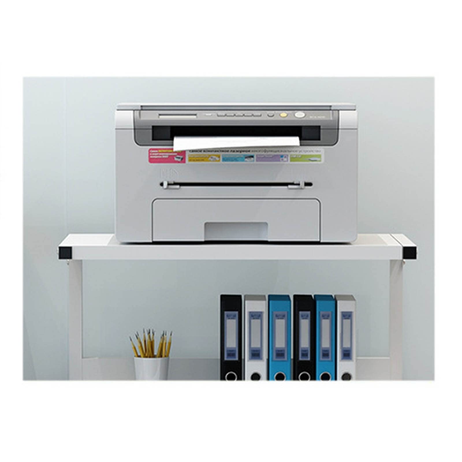 Saturey druckerständer Boden und veckende Druckerregal-Büro-Rack-Rack Rack Rack Abnehmbares Mainframe-Box-Rack Mehrschichtspeicher druckerschrank (Color : C)