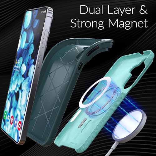 Image of Crave for Samsung Galaxy S26 Plus Case, Compatible with MagSafe Shockproof Protection Dual Layer Case for Samsung Galaxy S26 Plus (6.7 inch) - Aqua