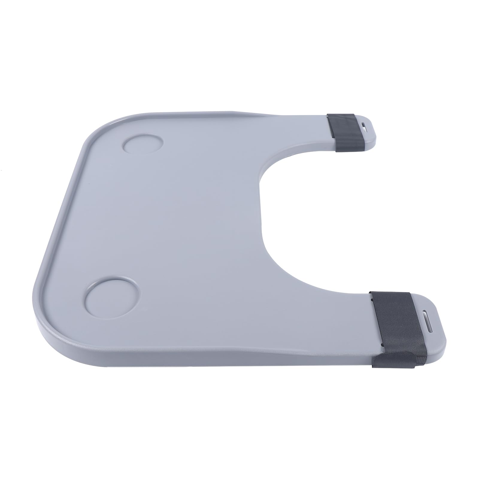 Bandeja para silla de ruedas con soporte para bebidas, duradera, con 2 soportes para tazas, silla de ruedas, soporte para vasos de mesa con discapacidades