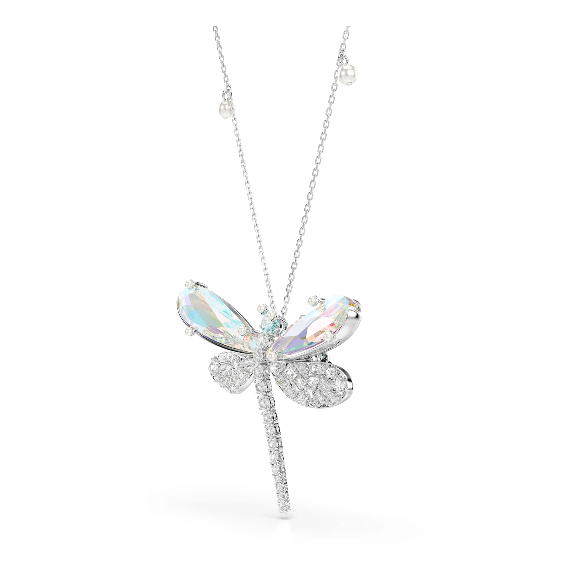 Swarovski x Ariana Grande Collezione, Tagli misti, Libellula, Placcato rodio