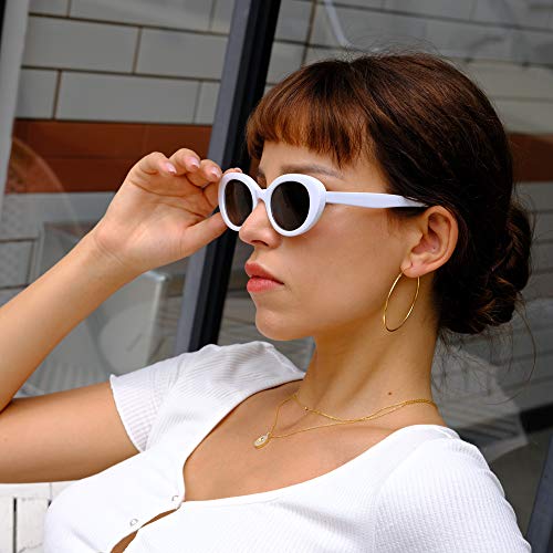 Thin Gold Hoops | 1.2mm Sterling Silver Simple Large Hoop Earrings | Minimalist Skinny Threader Gold Hoop Multiple Sizes in Gold and Silver3