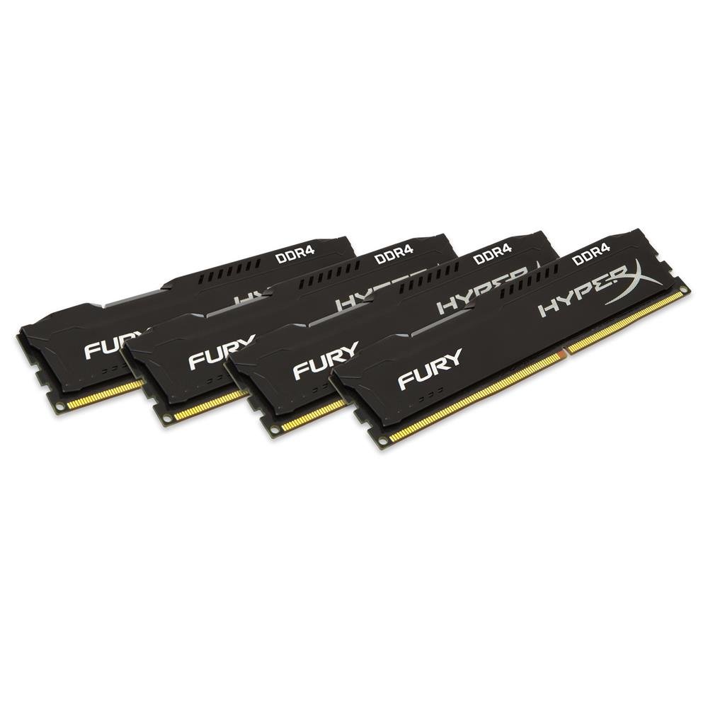 HyperX Fury, Memoria Ram de 8 GB (Ddr4, 2400 MHz, Cl15, Dimm Xmp, Hx424C15Fb2/8), 288-pin DIMM, 8 GB (1 x 8 GB), Negro — view 42