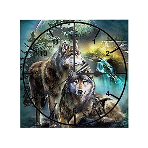 Reloj de pared decorativo silencioso de 9.4 pulgadas Cover