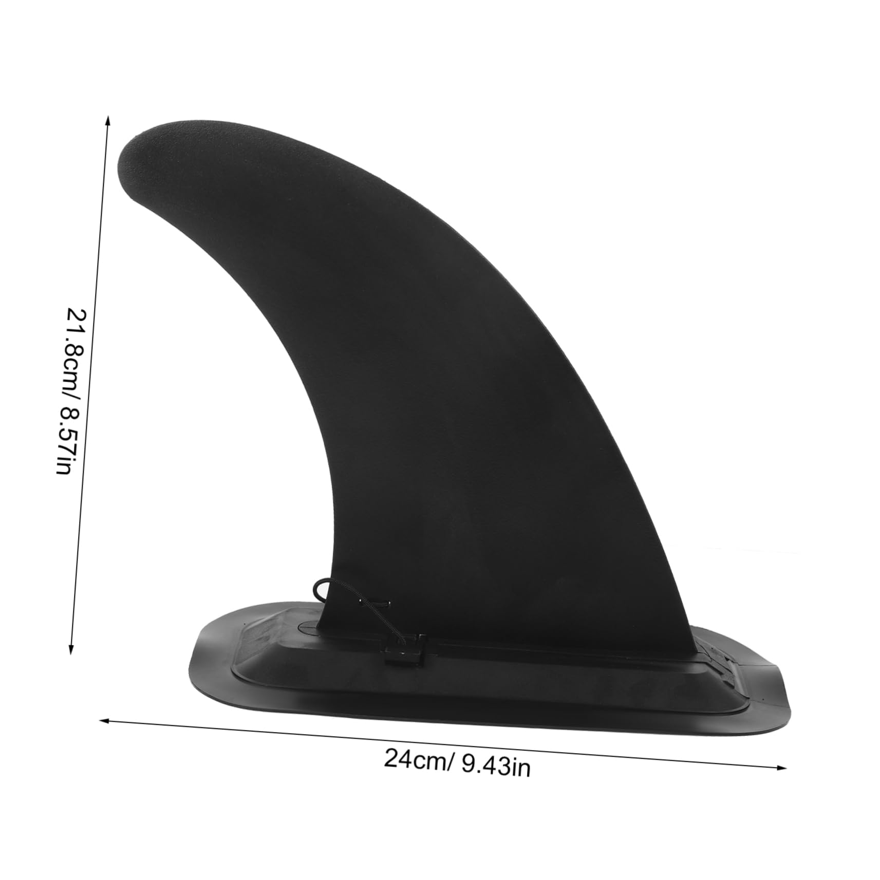 Happyyami 1Set Surfboard Fin Paddleboard Water Stabilizer with Detachable System for Inflatable Surfboards Stand Up Paddle Boards Durable Plastic Design for Enhanced Tracking