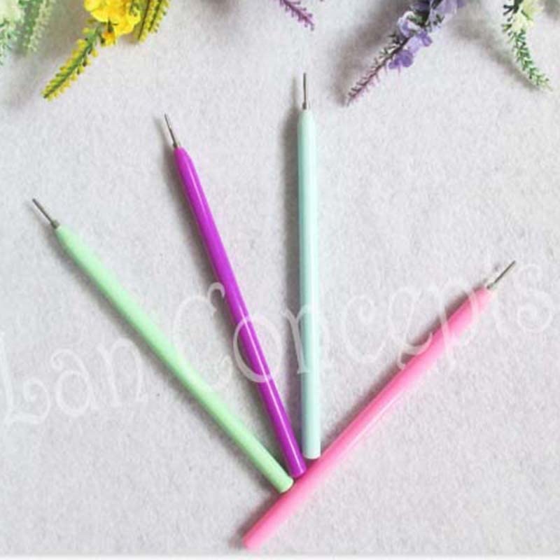 Wholesale DIY Craft Accessories Quilling Tool Quilling Slotted Pen - mixed colors 20pcs/lot