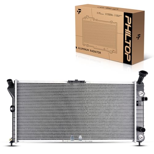 Image of PHILTOP Core Radiator Compatible with 97-03 Grand Prix 3.8L, 97-99 Century, 97-00 Venture, 97-99 Regal 3.8L,Silhouette, 99-00 Montana,Intrigue Transmission Oil Cooler Included (w / 5 /8 Thick Core)