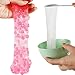 SWZY DIY Slime Making Tools, 10pcs Glue Mixing Bowls and 10pcs Glue Mixing Spoons for Kids Slime Making Art