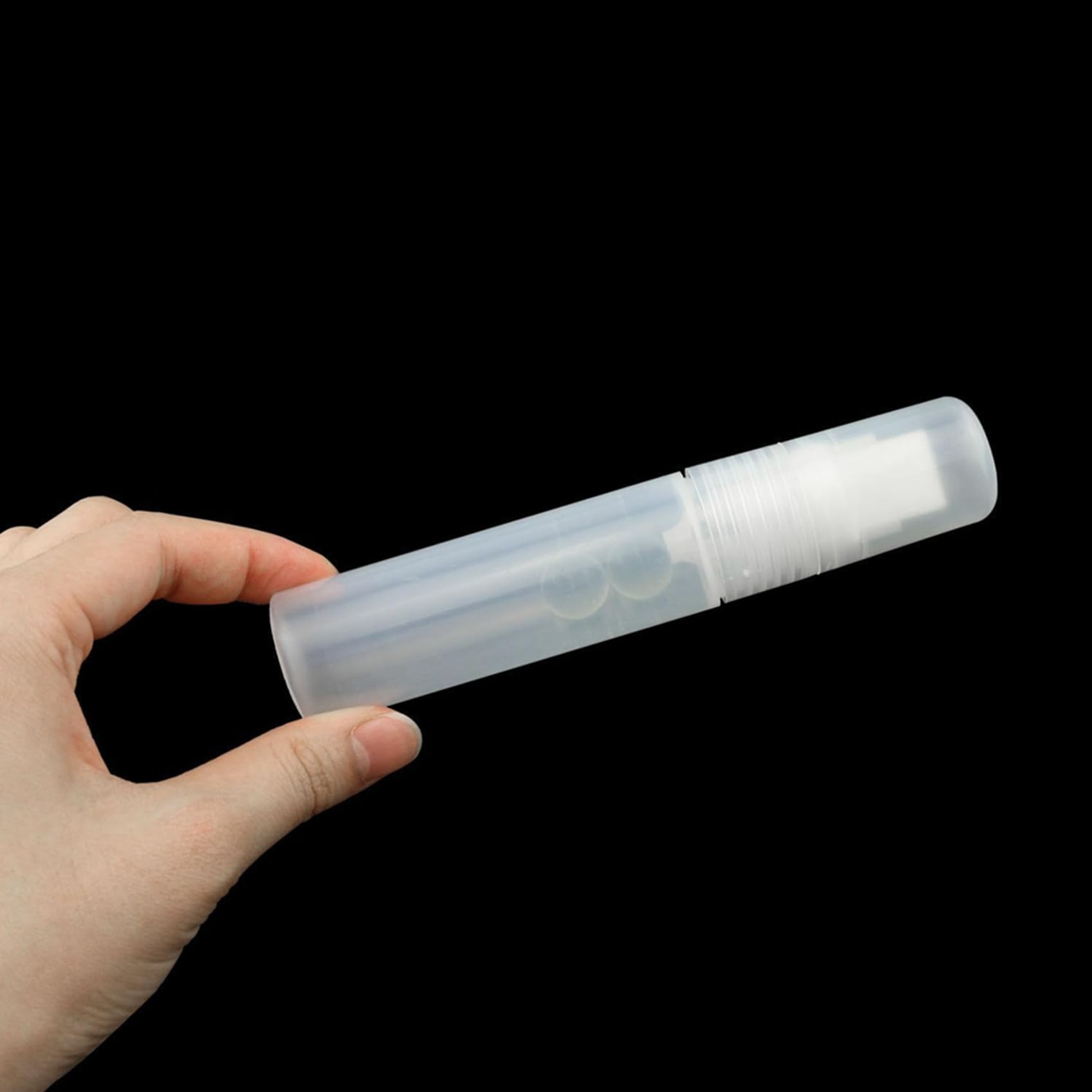 Lot de 30 Stylos à Peinture 15 mm Marqueur Permanent Vide en Acrylique Blanc Marqueur de Peinture Acrylique Transparent Marqueur Rechargeable