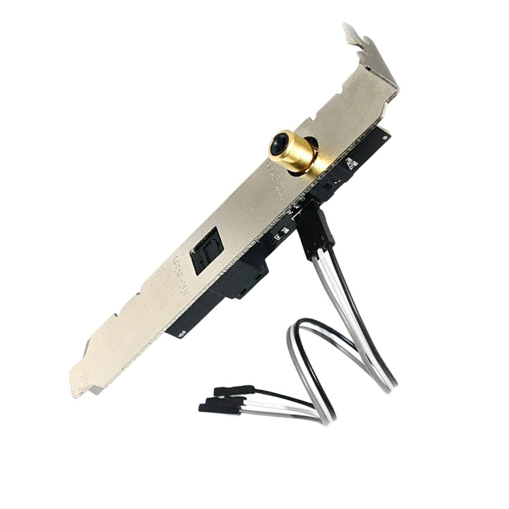 Optical Fiber Coaxial Digital Sound Card 24Bit 192Khz Coaxial RCA for Pc | Alloy | 1 Piece SPDIF Optical Fiber Coaxial Digital Sound Card