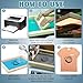 CroBlissful 8 Pcs 10 x 14 Inch Wood Silk Screen Printing Frames for Beginners Clear Precise Screens, High Tension Nylon Mesh, 0.87 Inch Thickened Frame for T Shirts DIY Printing(200 Mesh)