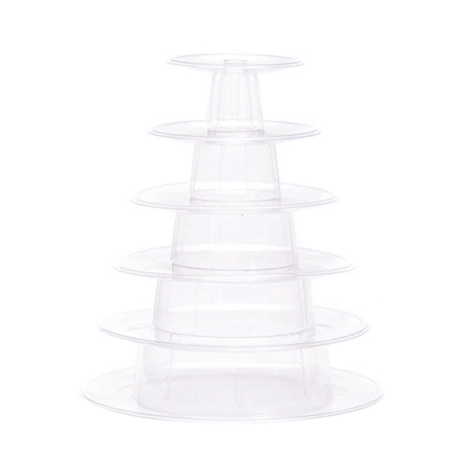 Cake Display Stand PET Cake Holder Elegant Dessert Stand for Desserts and Pastries or Event Adjustable