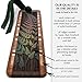 Wooden Bookmark Sword Fern Engraved with Added Color - Also Available with Personalization - Made in The USA