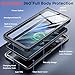 zapica Designed for Waterproof Samsung Galaxy S21 Ultra Case, Built-in Camera & Screen Protector [IP68 Waterproof][Military Drop Proof] Full Body Protective Phone Case for Galaxy S21 Ultra,Black/Clear
