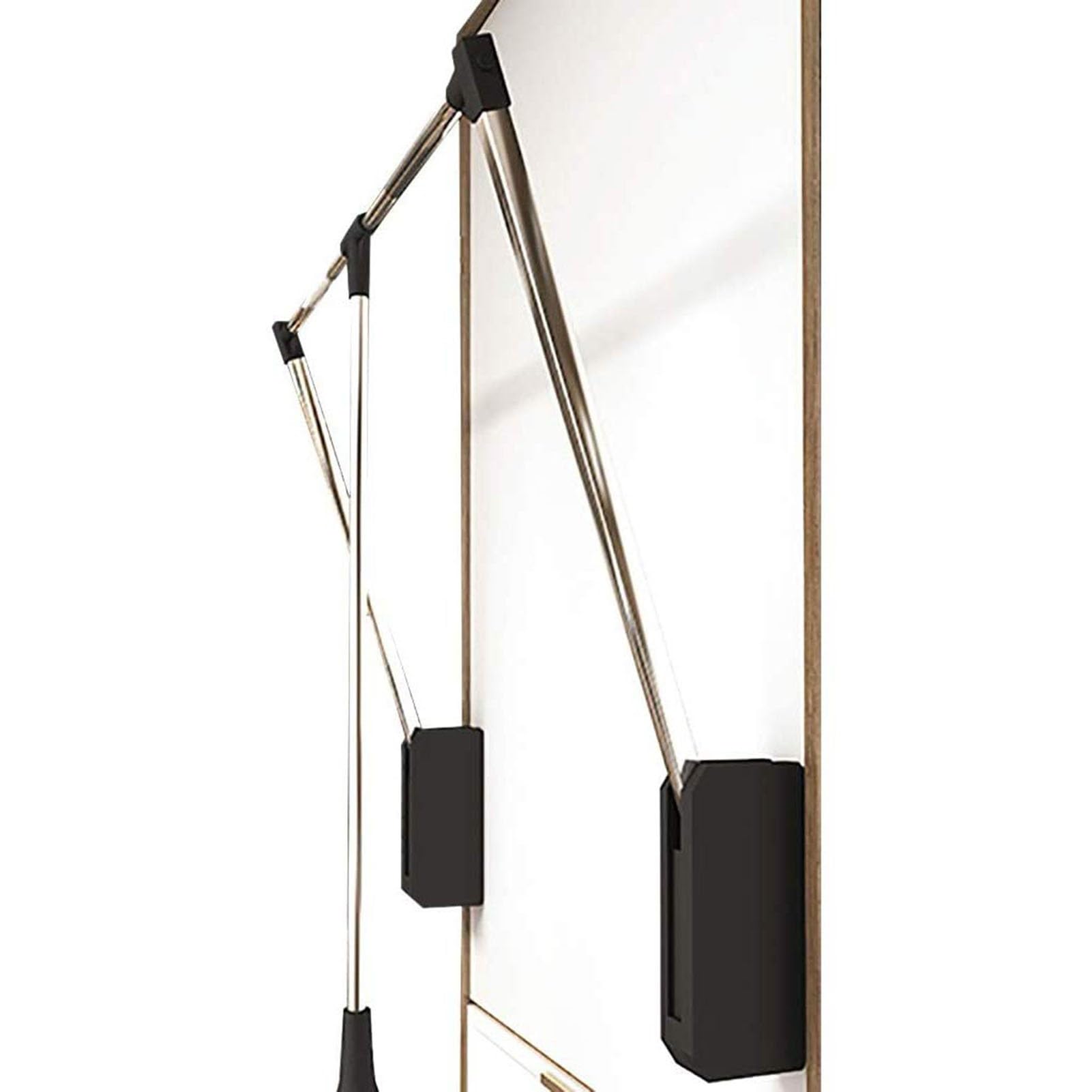 GTHTUHFD Adjustable Width Pull Down Closet Rod Rail, Space Saving Extendable Trouser Rack For Wardrobe, Easy To Install 510-660mm