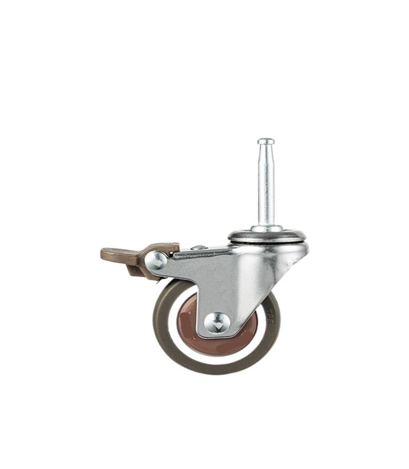 Mxxdmopd No.7-4 Pcs 4 Pieces/Lot 1.5 Inch Furniture Accessories Rod Wheel Silent Swivel Caster Pulley Roller(No.7-4 Pcs)