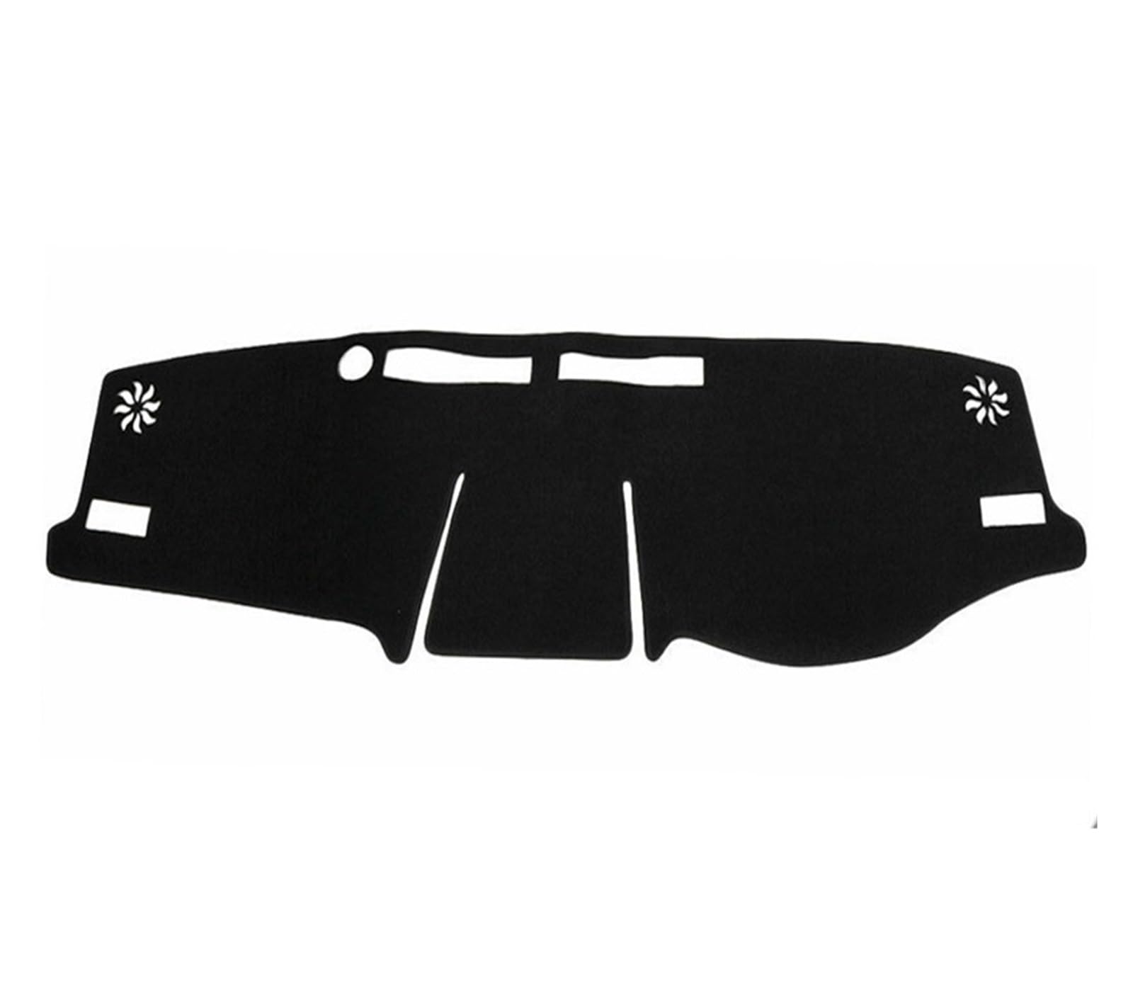 Dashboard Für Toyota Für RAV4 RAV 4 XA50 2019-2024 Auto Dashboard Abdeckung Matte Pad Dashmat Sonnenschirm Teppich Kissen Zubehör Center Konsole Armaturenbrett Matte(Black(Black Edge) RHD)
