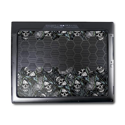Image of MightySkins Carbon Fiber Skin Compatible With Alienware M18 R1 (2023) Full Wrap Kit - Wall Of Death | Protective, Durable Textured Carbon Fiber Finish | Easy To Apply & Change Styles | Made in the USA