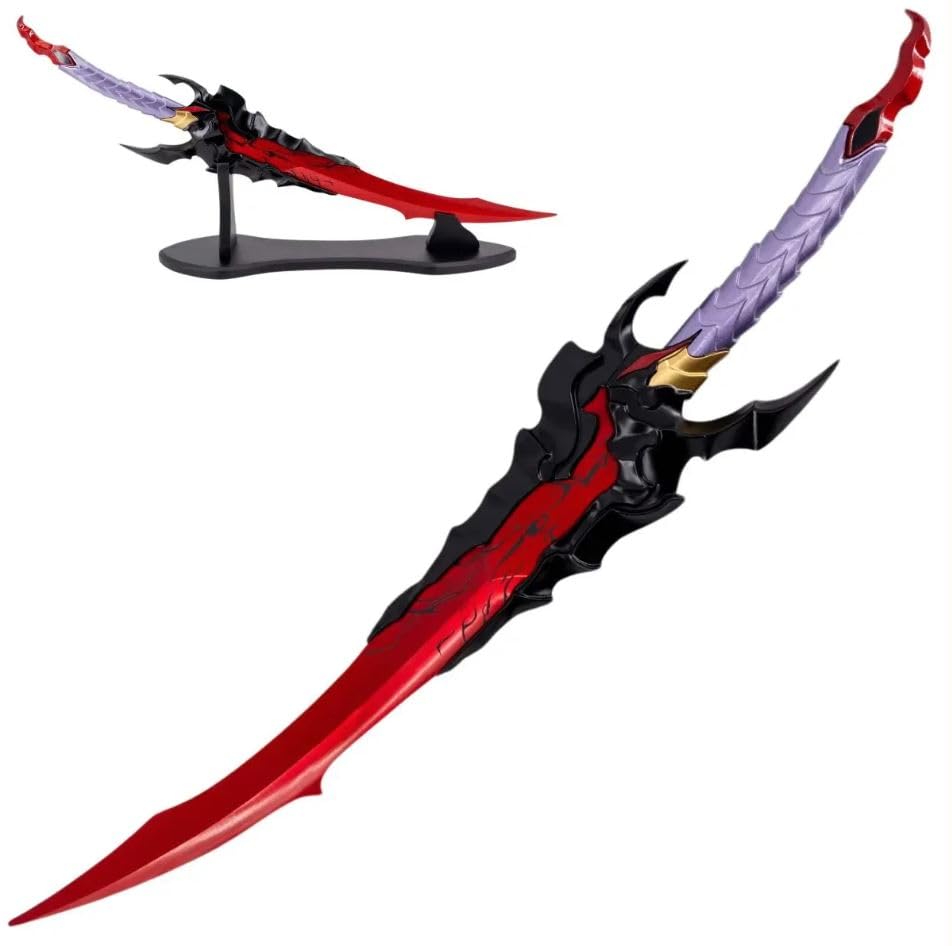 AMONT | Daga Decorativa Ira de Dragón Negra 61 cm | Réplica de