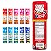 Push Pop Giant Valentine's Candy Lollipop Container, 10 Ct Candy Individually Wrapped in Assorted Fruity Flavors, Full Size, Fun Hard Candy For Birthday Party Favors, Valentine's Gifts, Goodie Bags