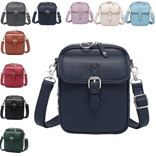 Crossbody Bags For Women,Leather Crossbody Bags For Women,With Built In Wallet