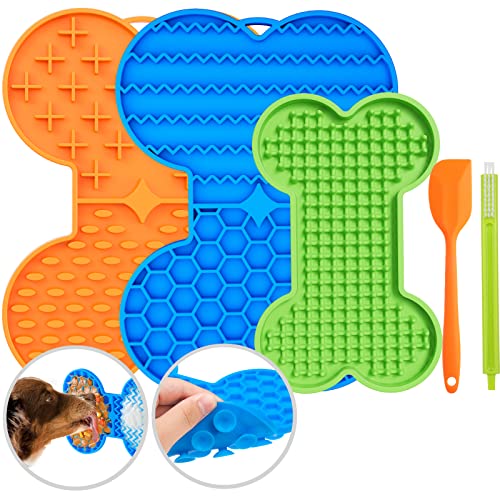 Leckmatte Für Hunde Mit Saugnapf - Erdnussbutter Matte Für Bad Und Pflege