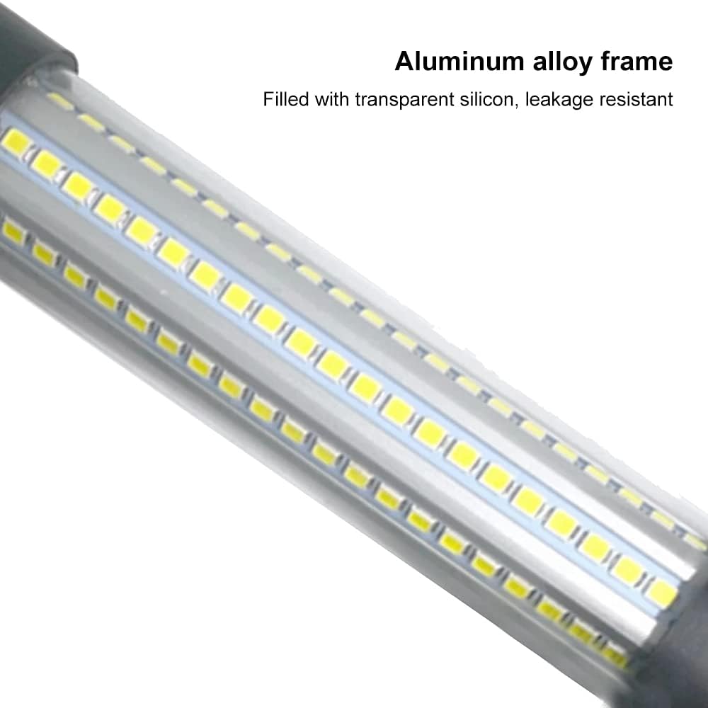 Luz Verde Submarina 12V 20W 126LED Para Pesca Nocturna de Cebo de Calamar - Atracción de Peces en Hielo - Lámpara Con Cable de 5M (Verde)