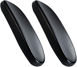 MILISTEN 2 peças almofada de apoio de braço para cadeira, almofada de cotovelo confortável descanso de braço almofada para jogos, balanço, cadeira de escritório, almofada de apoio para cotovelo (preta)