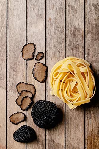 aBeiou Ganze schwarze Trüffel 30g extra Gourmet-Produkt 100% Italienisch Tuber Aestivum in Salzlake erhalten für Haute Cuisine vegan vegetarisch glutenfrei Premium-Qualität echte Trüffel Delikatessen