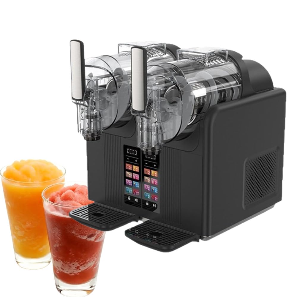 ShaiVrissian Slush Machine with Adjustable Temperature Black