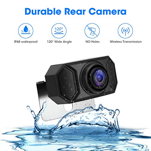 Jansite HD720P Digitale achteruitrijcamera-kit, 5 inch TFT-LCD-monitor met stabiel signaal, waterdichte supernachtzicht… - Image 6