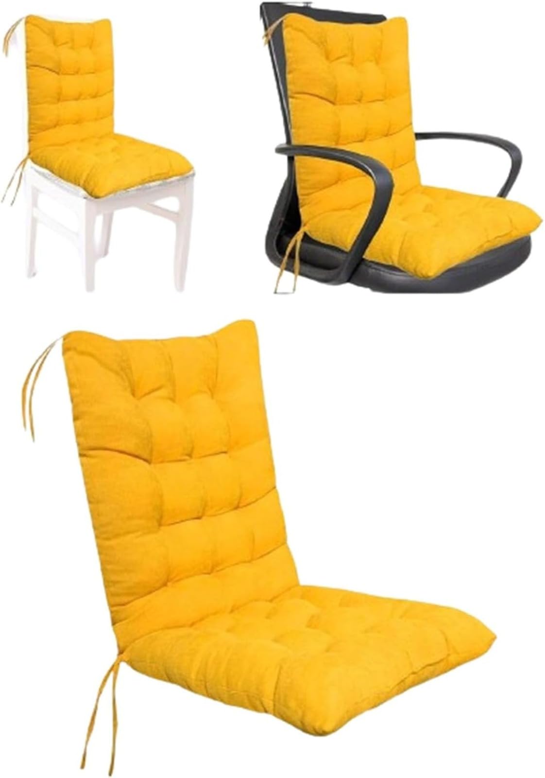 Coussins pour chaises Coussins pour chaises de jardin, 45x100cm Coussin avec dossier pour fauteuils, Doux coussins de salon, Coussin avec dossier pour chaises de terrasse