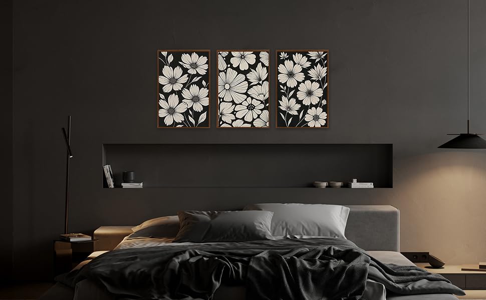 Impression florale sur toile de marguerite pour grand mur de bureau - 4