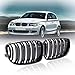 Kühlergrill für E81, E82, E87, E88, LCI 2008-2011, Schwarz, glänzend, 2 Stück