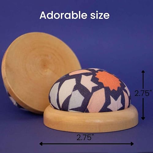 Miniatura 2 de FAIR GOODS Cojines para coser  Lindos, dramáticos y retro  Regalo para principiantes a expertos  Kit de costura accesorio (vidrieras azules)