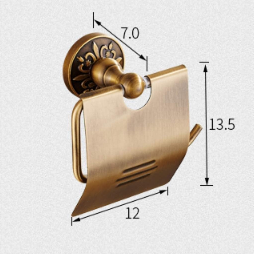Portarotolo carta igienica autoadesivo, portarotolo carta igienica, acciaio inossidabile con coperchio, finitura lucida dorata ，Portarotoli