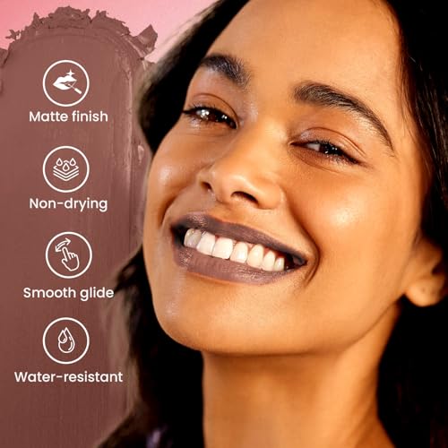 Image of Swiss Beauty Pure Matte Creamy Lipstick | Non-drying, Highly pigmented Lipstick | Shade- Caramel, 3.8gm|