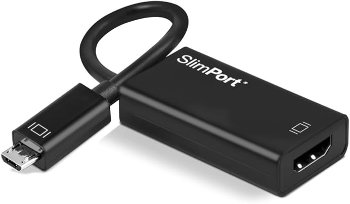 kwmobile adattatore SlimPort HDMI per smartphone tablet cavo per collegamento micro USB HDMI per televisore videoproiettore HiFi kwmobile adattatore SlimPort HDMI per smartphone tablet cavo per collegamento micro USB HDMI per televisore videoproiettore HiFi