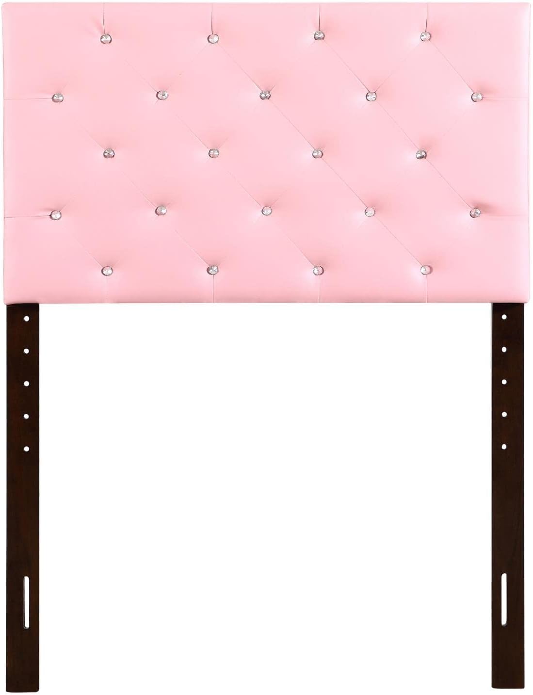 Indoor Modern Home Decorative Super Nova 2 Pink Tufted Twin Headboard