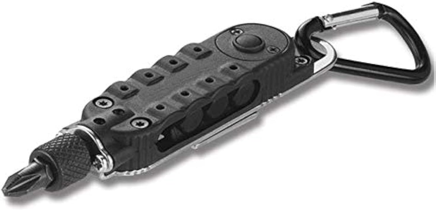 Pocket Multitool Screwdriver Wrench Opener Flashlight Carabiner -Utility EDC DIY Outdoor Survival