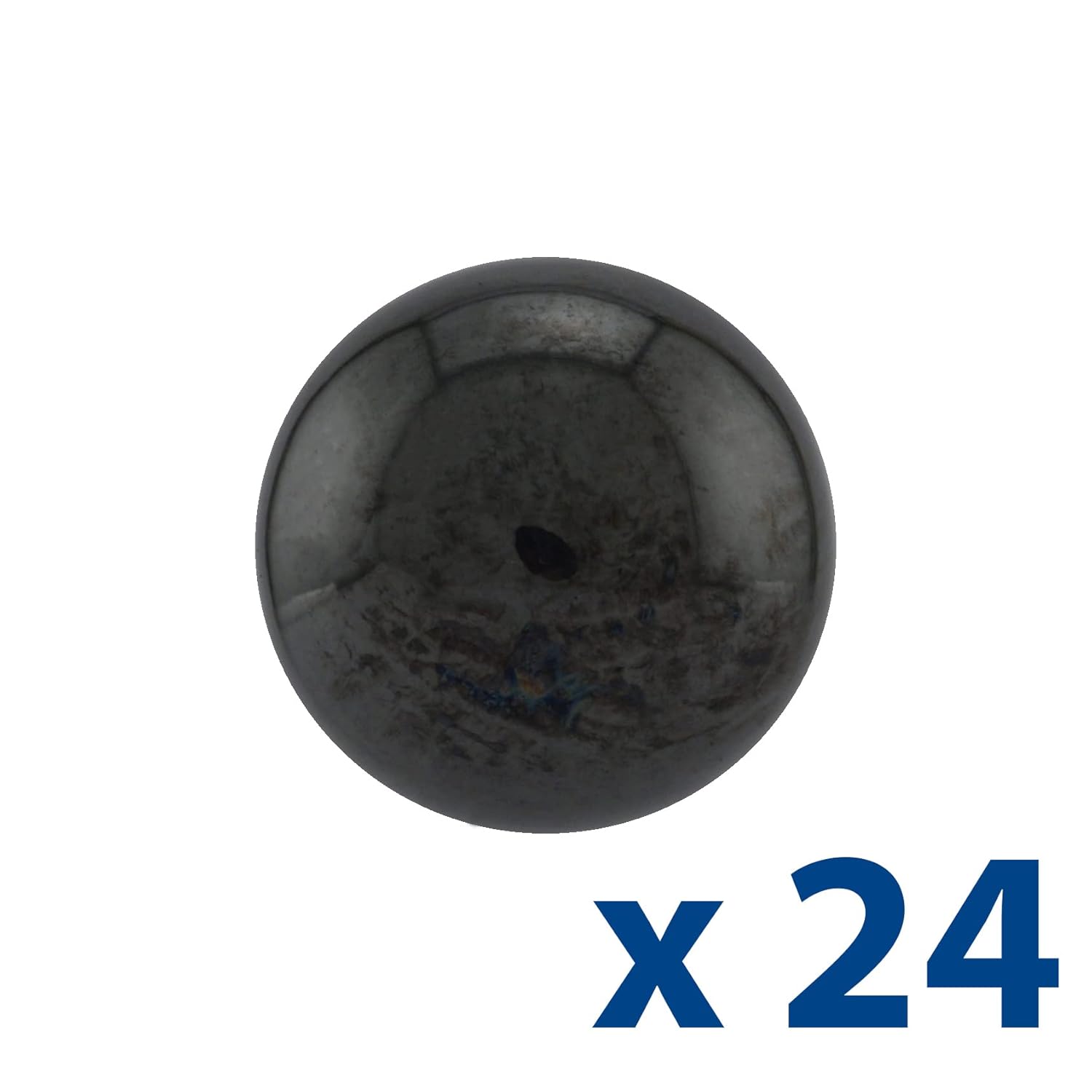 Master Magnetics COW-CP6X24 New Ferrite Cow Magnet, 0.625" Diameter, 3" Length, Black (Pack of 24)