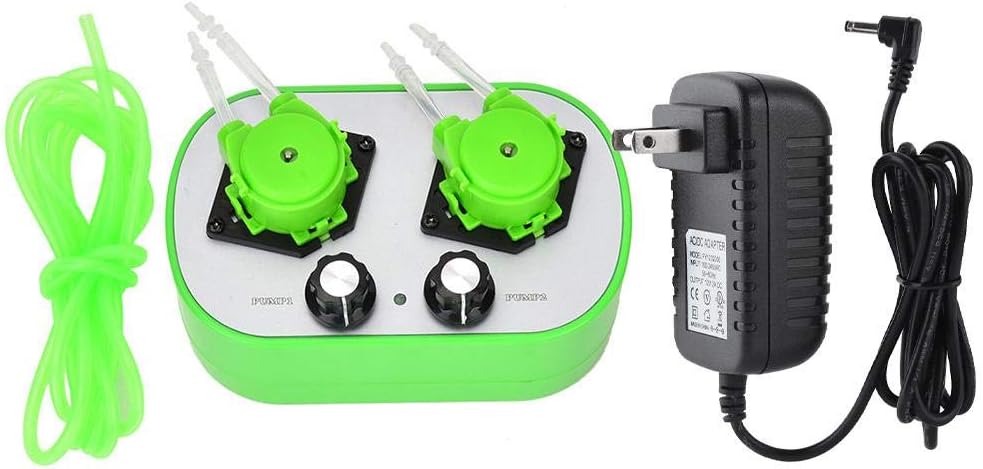 High Peristaltic Pump, 100-240V, Double Rotating Knob, Double Pump Heads, Intelligent Design, 19-120ml/min