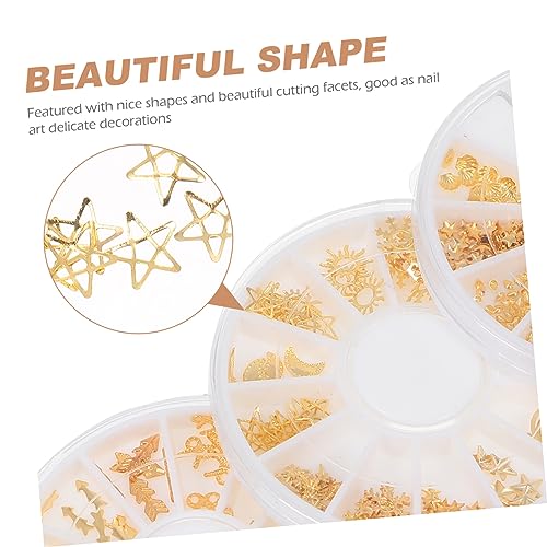 SEWACC 3 Caixas De Rebites De Beleza Para Unhas Rebite De Arte Para Unhas Jóias De Arte Para Unhas E