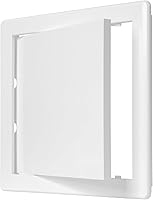 Vista 52 de Panel de acceso de plástico blanco de 12 x 16 pulgadas. Panel de puerta de eje de servicio. Plomería, electricidad, calefacción, panel de acceso